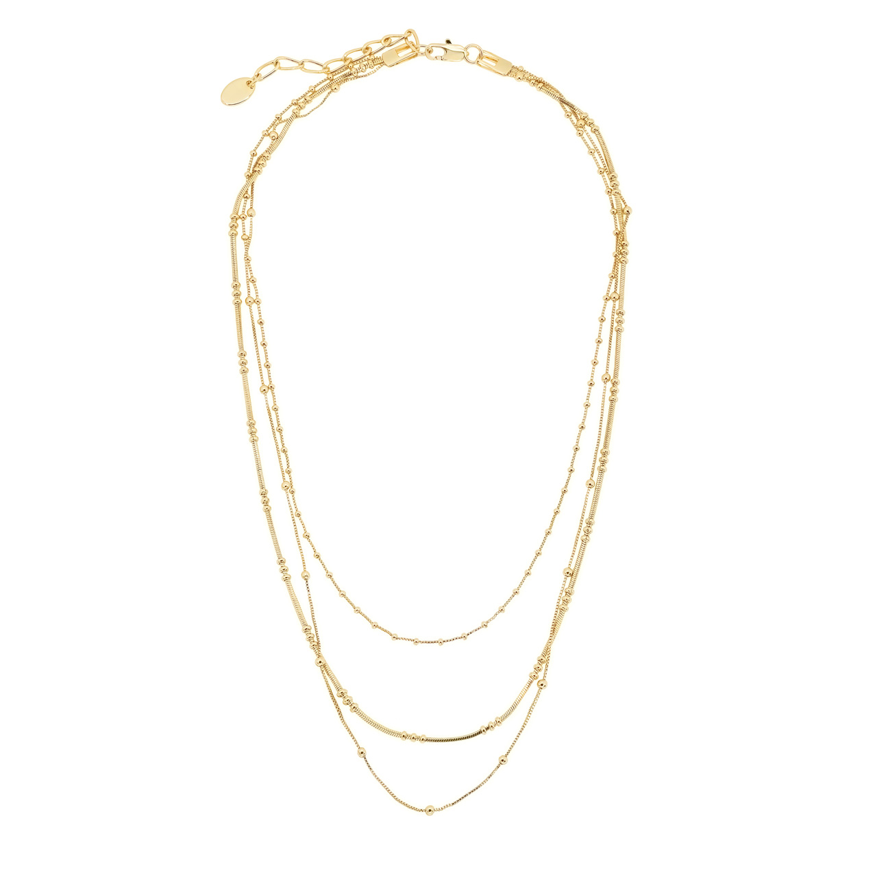 Многоярусное колье "Triple necklace"