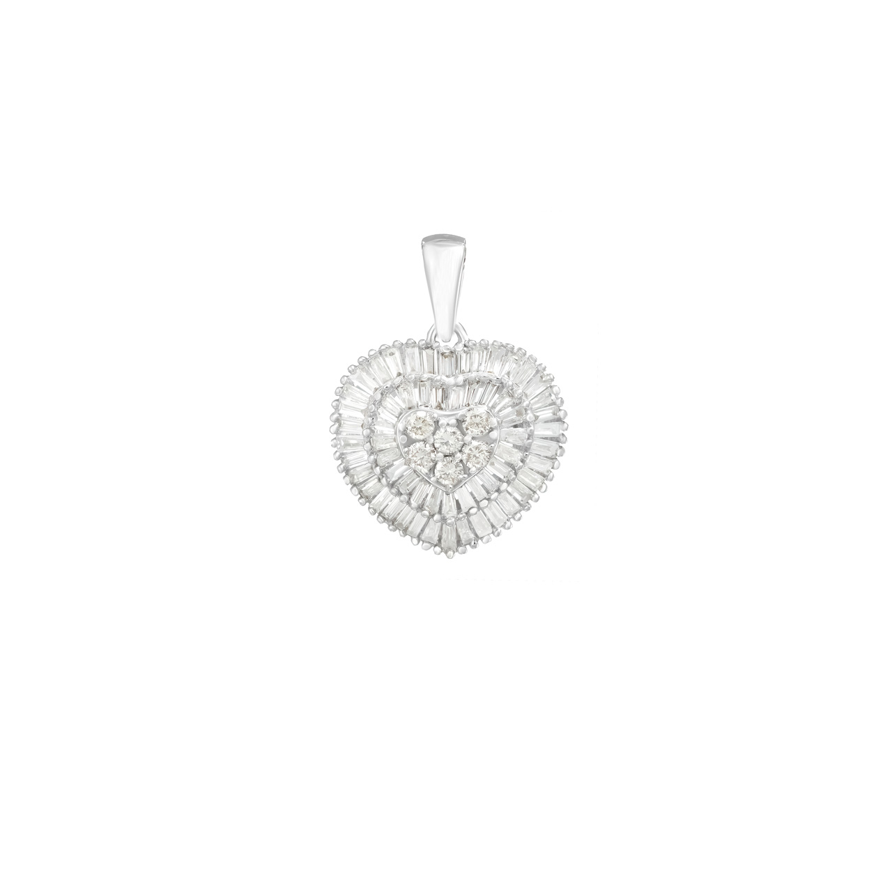 Подвеска из золота 750 с бриллиантами 0.4ct