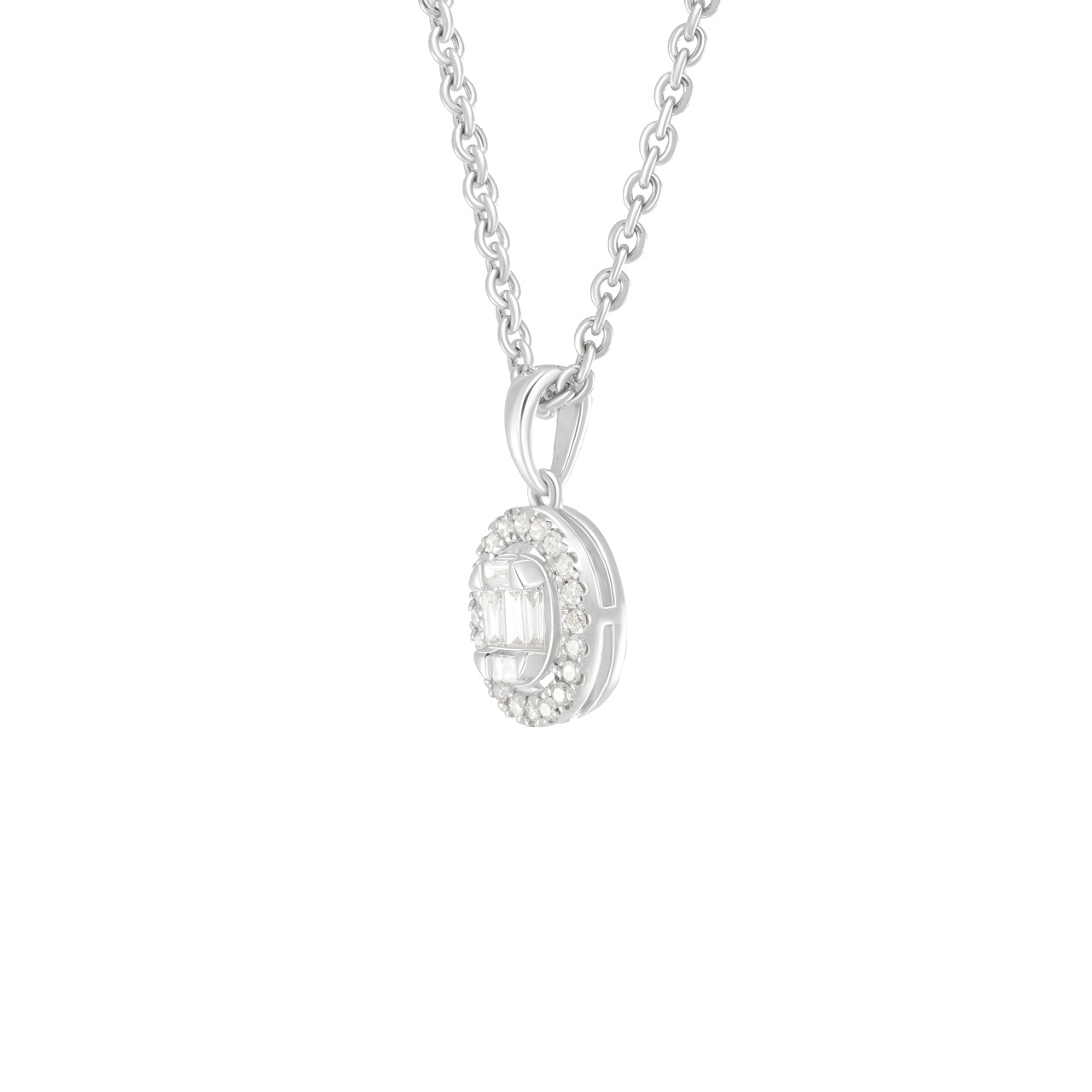 Подвеска из золота 750 с бриллиантами 0.16ct