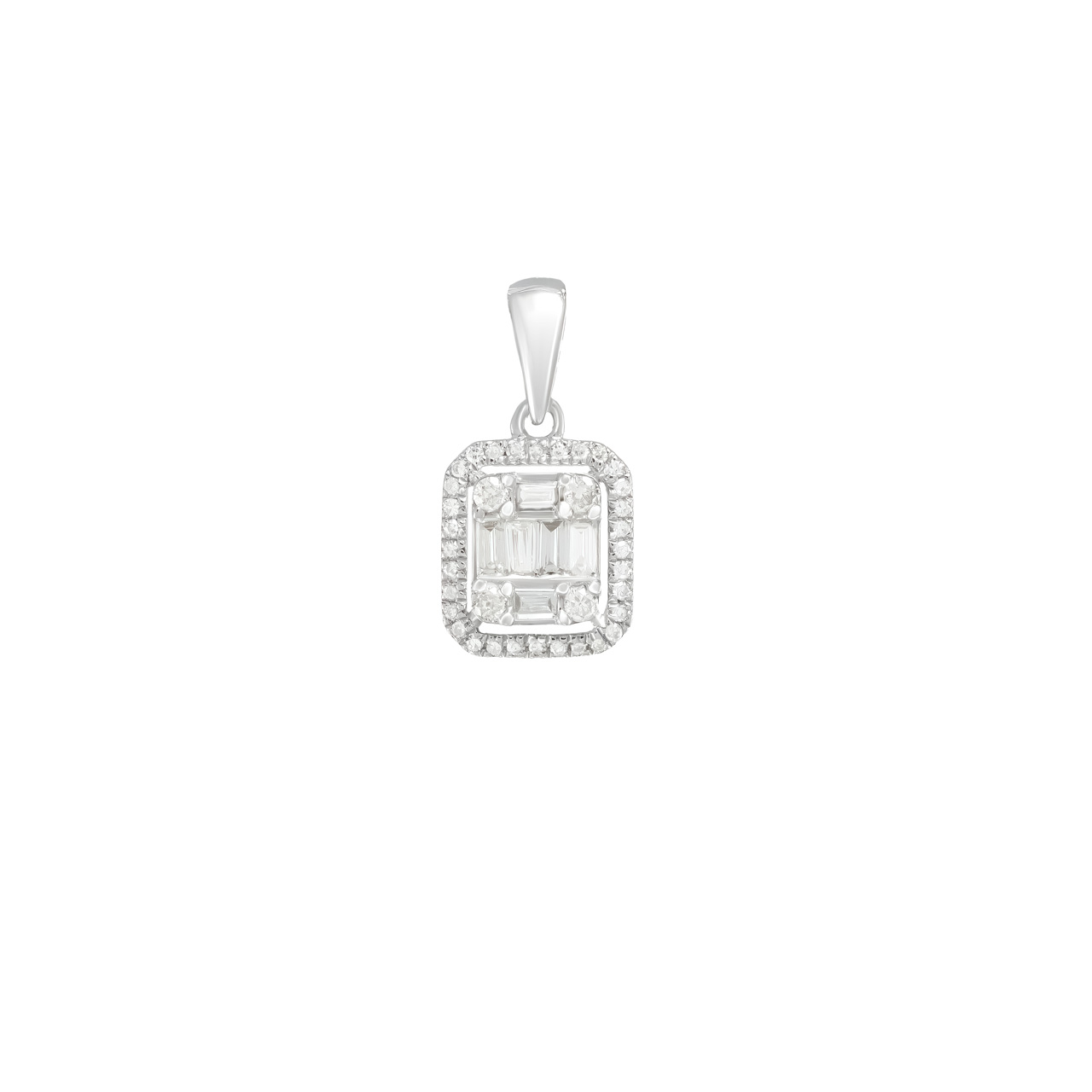 Подвеска из золота 750 с бриллиантами 0.16ct