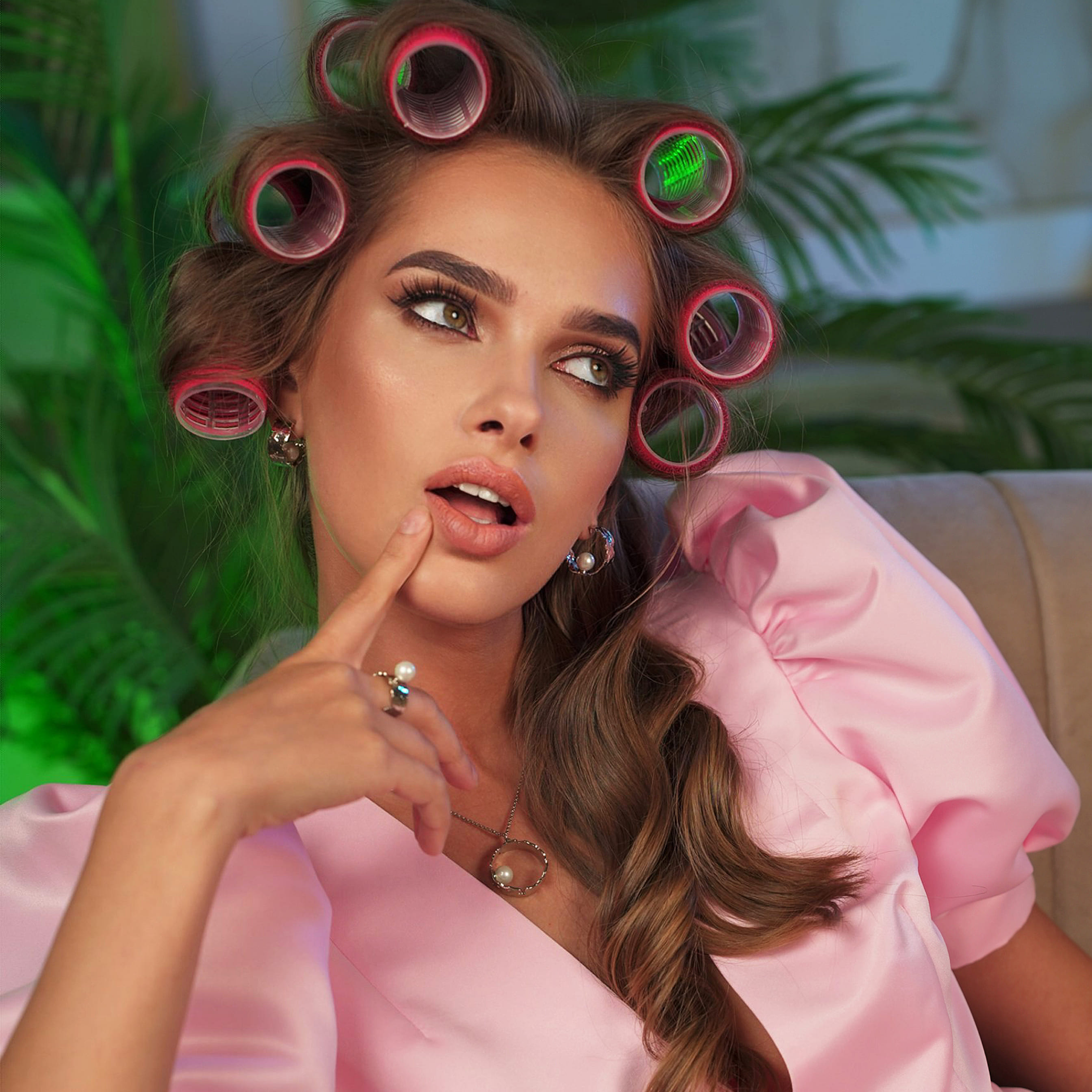 Кольцо "Glossy Rodium" с жемчугом и.
