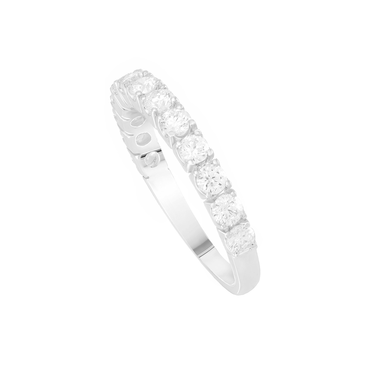 Золотое кольцо-дорожка с бриллиантами 0.60ct