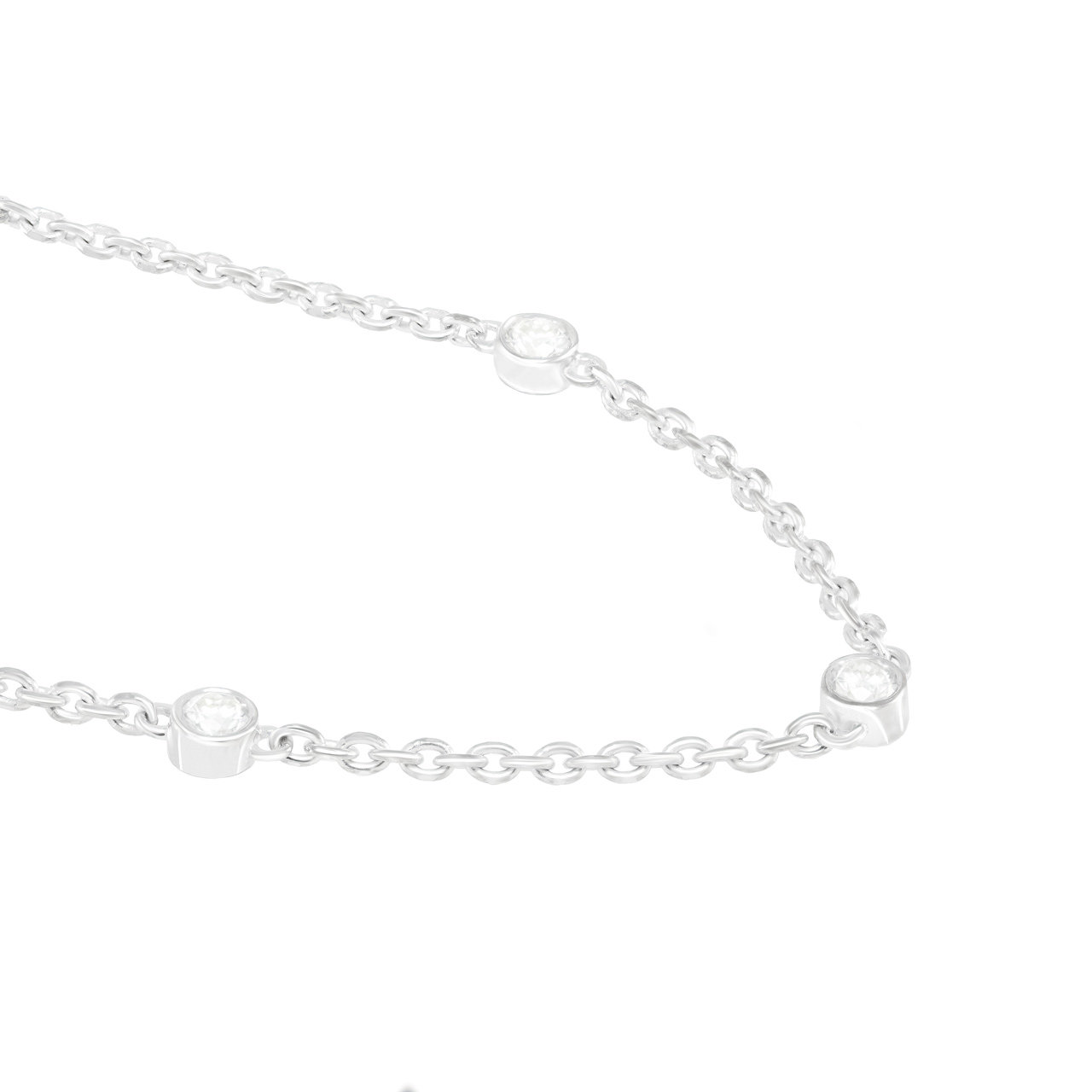 Золотой браслет с диаллантами 0.15ct