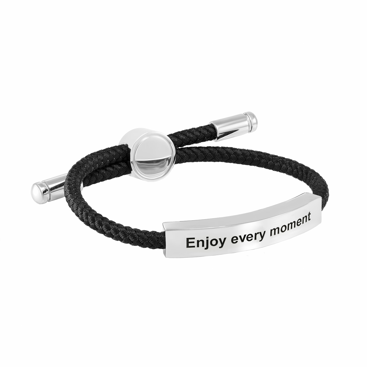 Браслет с гравировкой "Enjoy every moment"